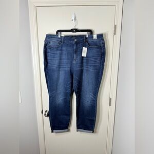 NWT Judy Blue Slim Fit Dark‎ Wash Ankle Jeans Plus Size 24W